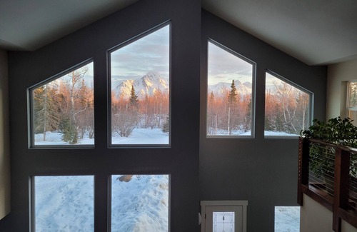 Palmer House | Breathtaking Mountain Views tucked away in private. Enjoy Alaskan adventures!