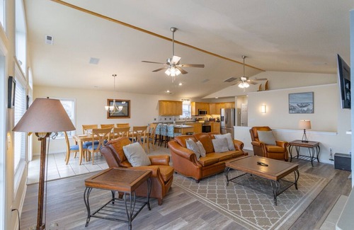 Colington Harbour House | Breathtaking sound & sunset views from this waterfront home on Colington Island!
