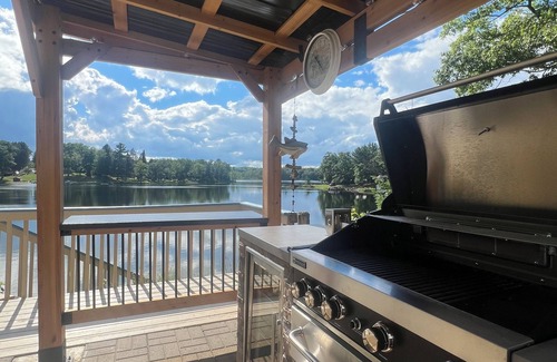 Curtis Township House | Breathtaking sunsets from sandy, eastern shore of North Lake!