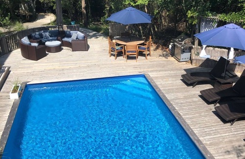 Fire Island Pines House | Breathtaking secluded resort property one block from ocean