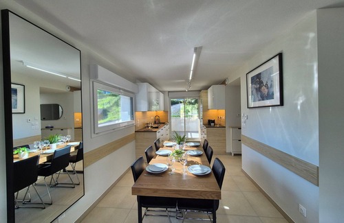 Savines-le-Lac Apartment | Breathtaking view & 200m beach - XXL terrace - 6-bed apartment