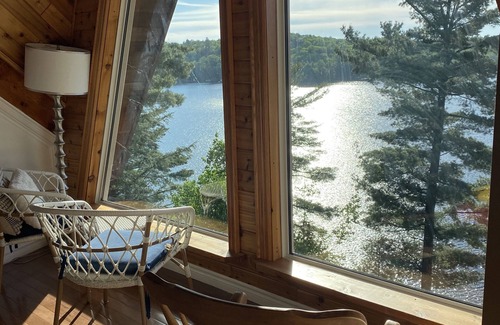 Dysart et al Cottage | Breathtaking views from rustic cottage atop the Edge of Kennisis Lakes!