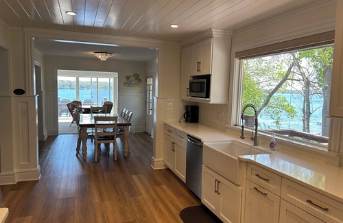 Delavan Lake House | Breathtaking Waterfront home on WATER w/Private Pier