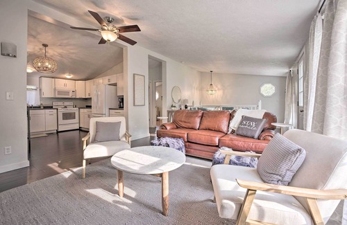 Lake Michigan Beach House | Breezy Coloma Getaway w/Grill - 1 Mi to Beaches!