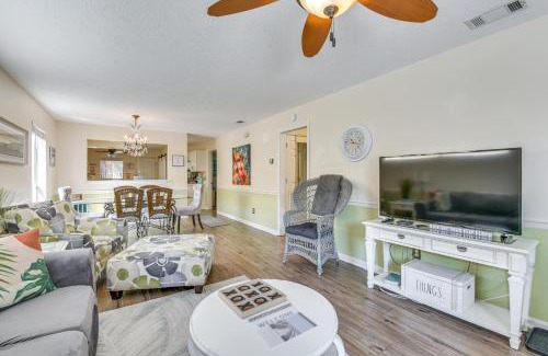 El Centro Beach House | Breezy PCB Vacation Rental with Lanai, Walk to Ocean