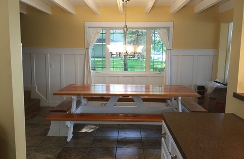 Delton Cottage | Brenda's Beach House - Sandy beach, gentle sloping lake bottom.