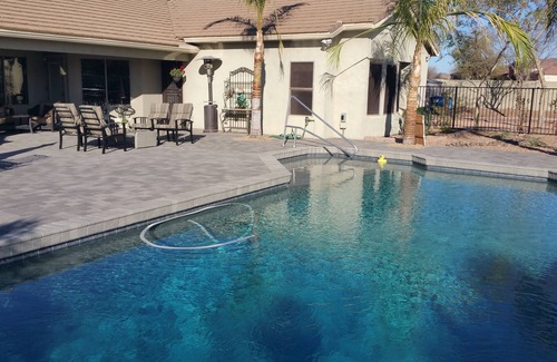 San Tan Valley Villa | BRGuest in our Guest House! Pool, Hot Tub, Secure Parking, Private Patios