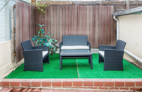 Hoboken Apartment | Brick 2BR Flat w/Private Patio, Minutes to NYC!