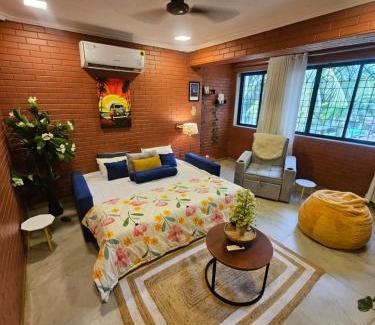 Santacruz West Apartment | Brick Maison 1BHK with Free Parking, Juhu Bandra