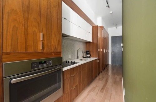 Old Montreal Apartment | Brick wall Family Loft