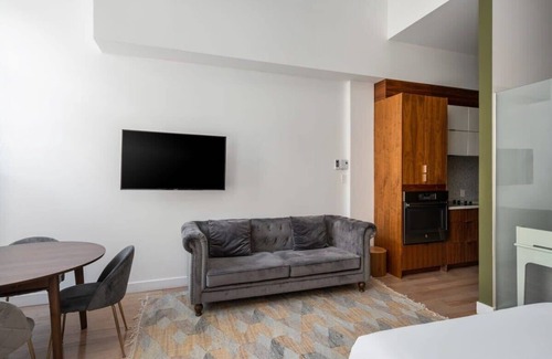 Old Montreal Apartment | Brick wall Family Loft