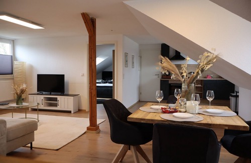 Lippstadt Apartment | Bridge Apartm. 4P. Küchewird in Neuem Fenster Geöffnet