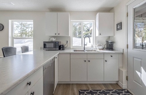 Silver Star Mountain Apartment | Bright 1 Bedroom Plus Private Den - modern suite with BBQ, pet friendly!