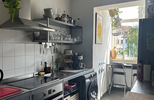 Schreventeich Apartment | Bright 2-room apartment at Schrevenpark 24/7 Self Check in