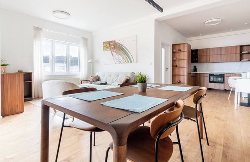 Prague 5 Apartment | Bright and airy mid-century modern flat