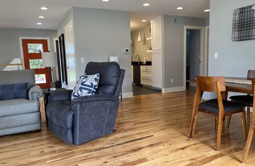 Lake City House | Bright and airy home-with a beautiful view of Lake Pepin & well stocked kitchen