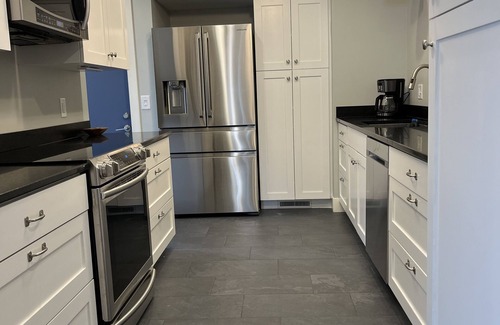 Lake City House | Bright and airy home-with a beautiful view of Lake Pepin & well stocked kitchen