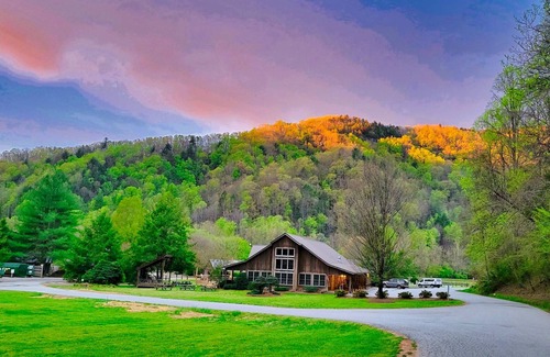 Ferguson Cabin | Bright and Airy Mountain Cabin, Hot tub, Pet Friendly, WiFi, Fireplace