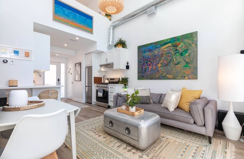 Leslieville House | Bright and Cheerful boho designed laneway home