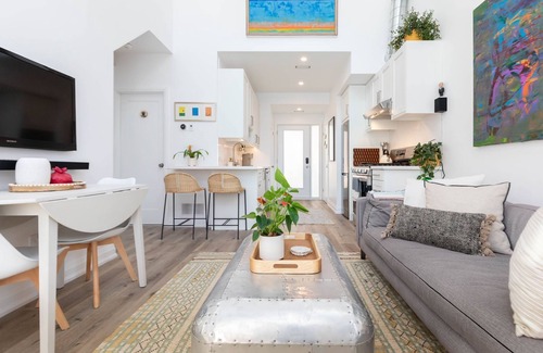 Leslieville House | Bright and Cheerful boho designed laneway home