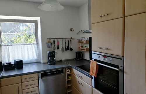 Kaan-Marienborn Apartment | Bright and light-flooded apartment (80sqm) for 5 people with fireplace