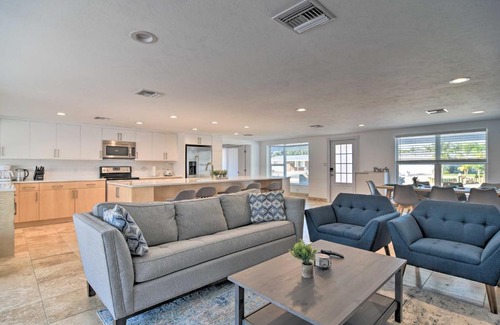 Whitney Beach House | Bright Canalfront House with Pool in San Remo Shores