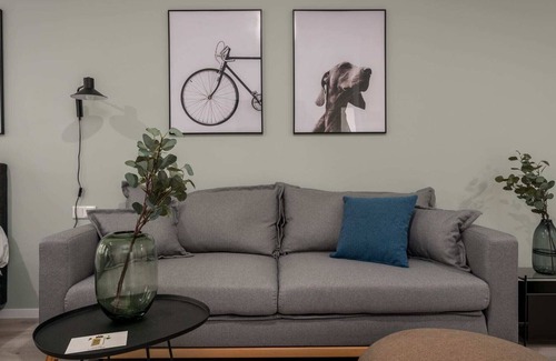 Lippstadt Apartment | ☆BRIGHT: City Center for 4 | Kitchen | RoofTerrace