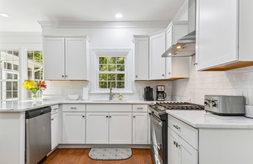 Clayton House | Bright Clayton Home with Screened Deck!
