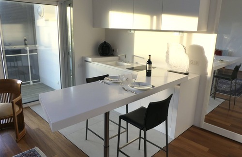 Contis-les-Bains Apartment | Bright contemporary suite, Contis Plage center, close to beaches and forests.