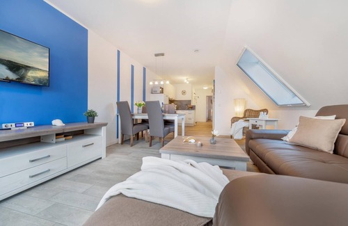 Zingst Apartment | Bright, modern vacation apartment with upscale furnishings and a view of the Bodden
