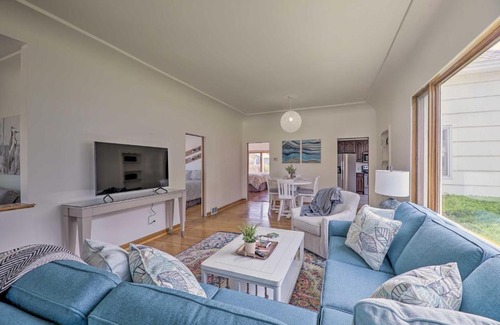 Ludington House | Bright Ludington Home 3 Blocks to the Beach!
