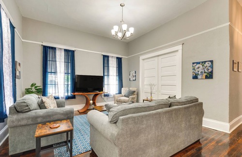 Macon House | Bright Macon Home w/ Wraparound Deck!