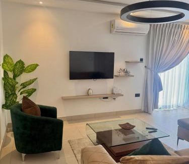 Bono East Region Apartment | Bright Modern2 bedroom Apr3 minutes away from a&c mall EAST LEGON