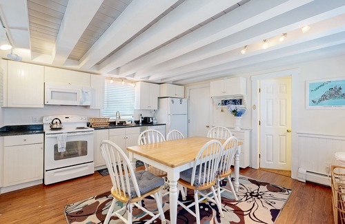 Oak Bluffs House | Bright old-world cottage with two porches & large yard - walk to town & beaches