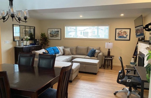 Okanagan-Similkameen Apartment | Bright poolside walkout two bedroom basement suite in the Okanagan