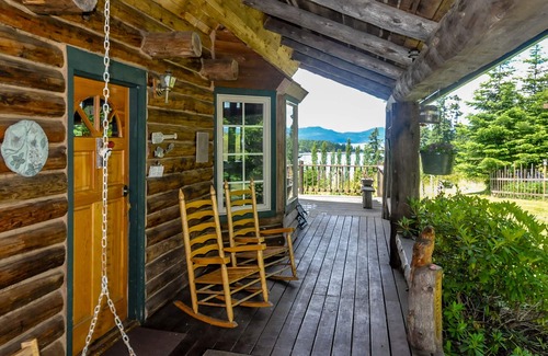 Lopez Island House | Bright, Rustic Cabin with Breathtaking Bay & Mountain Views