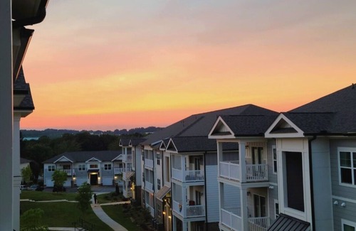 Greenville - Spartanburg Apartment | Brightly Lit, Vaulted with Poolside and Mountain View. Minutes from Downtown