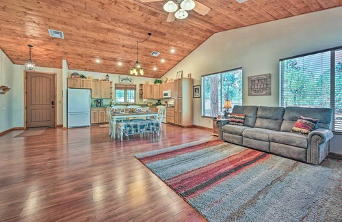 Happy Jack Cabin | Bring a Pet: Happy Jack Cabin w/Fire Pit!