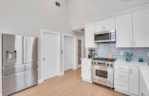 Ocean Beach III House | Bring your boat! Bay Front Contemporary with New In-ground Salt Water Pool