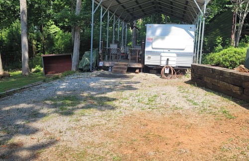 Westminster House | Bring Your Boat. Pool, Public Lake Hartwell access at this rustic RV Hideaway.