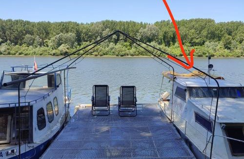 Vojvodina Boat Rental | Brodic Ruza sa pontonom i kamp kucicom