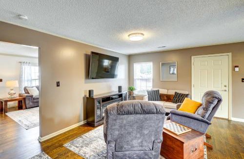 Browns Summit House | Browns Summit Vacation Rental with Fire Pit!