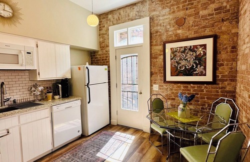 Bisbee House | Brownstone Patio Suite-Historic Building in the Heart of Historic Downtown Bisbee
