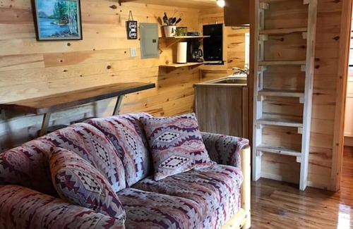 Frank Cabin | Buck Hill Tiny Home Cabin #2 Mountain & Pond Views