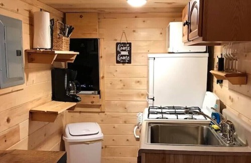 Frank Cabin | Buck Hill Tiny Home Cabin #2 Mountain & Pond Views