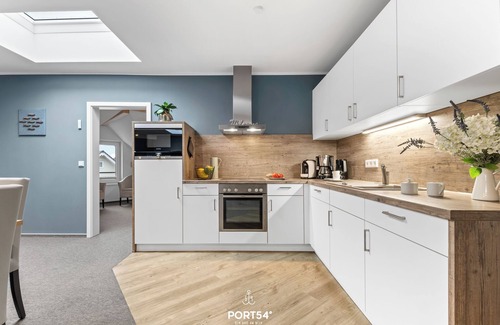 Dagebuell Apartment | Bude 14 directly on the dike in Dagebüll for 2 persons