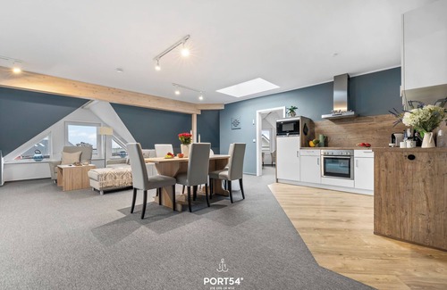 Dagebuell Apartment | Bude 14 directly on the dike in Dagebüll for 2 persons