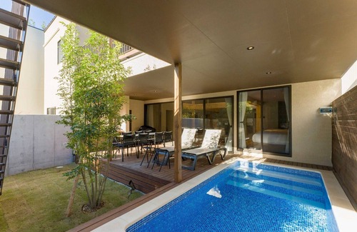 Kominato Onsen House | Building A SuiteWith pool terrace and sauna/Kamogawa City Chiba