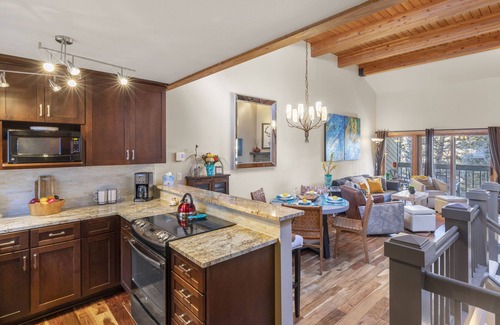 Telluride Condo | BUILDING UPGRADES IN PROGRESS. Decorator 2B/2B Steps f/Town Park; deck, FP