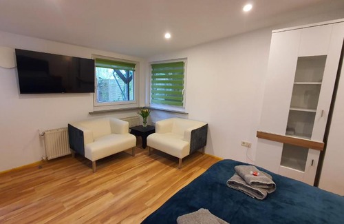 Vennhausen Apartment | Bungalow an der Tanne mit überdachter Terrasse